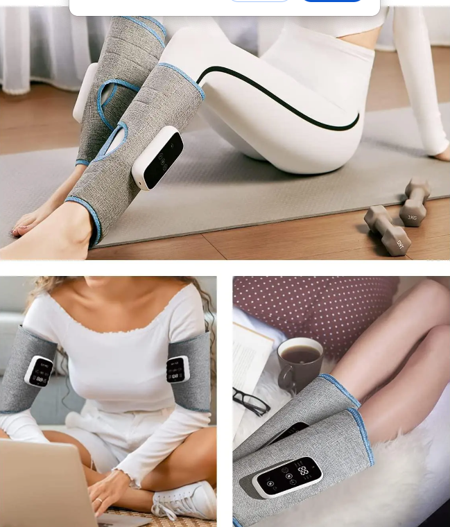 Ultimate Sports Relaxation Therapy: Electric Leg Massager for Calf & Muscle Recovery, Enhanced Blood Circulation & Heavy Leg Relief