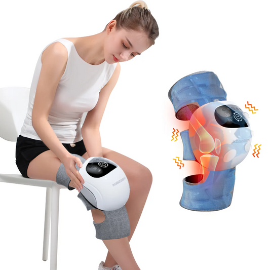 Revitalize Your Legs: Cordless Knee Massager with Heat & Vibration for Ultimate Pain Relief, Muscle Recovery, and Rehabilitation After Injury!