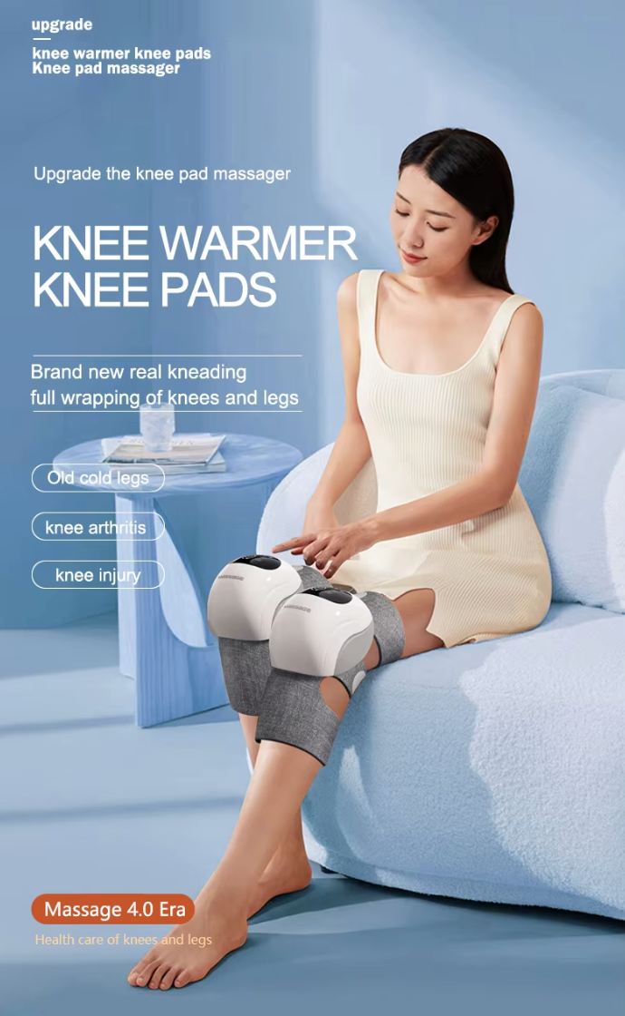 Revitalize Your Legs: Cordless Knee Massager with Heat & Vibration for Ultimate Pain Relief, Muscle Recovery, and Rehabilitation After Injury!