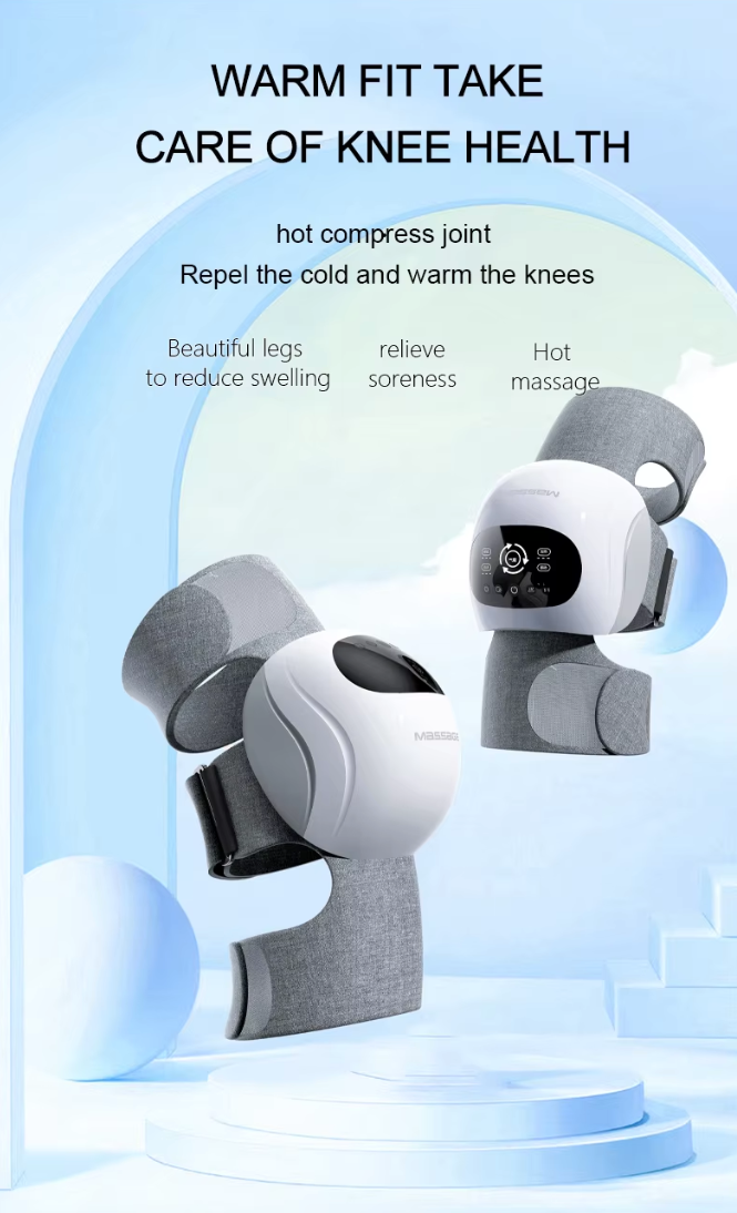 Revitalize Your Legs: Cordless Knee Massager with Heat & Vibration for Ultimate Pain Relief, Muscle Recovery, and Rehabilitation After Injury!