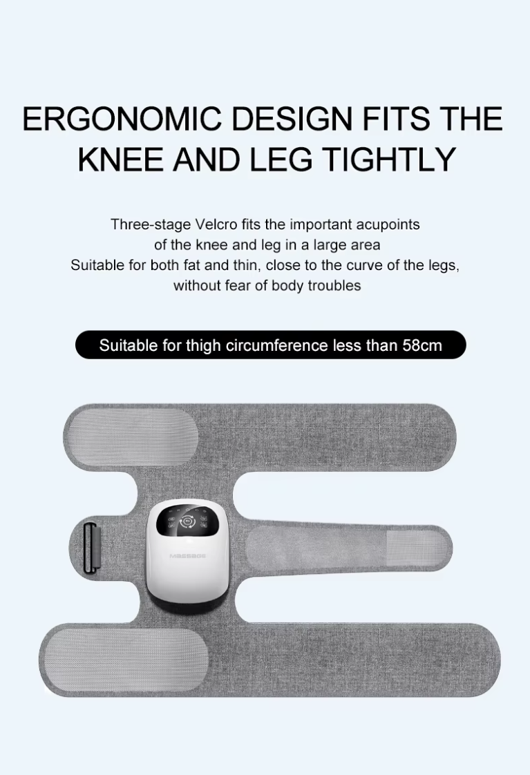 Revitalize Your Legs: Cordless Knee Massager with Heat & Vibration for Ultimate Pain Relief, Muscle Recovery, and Rehabilitation After Injury!