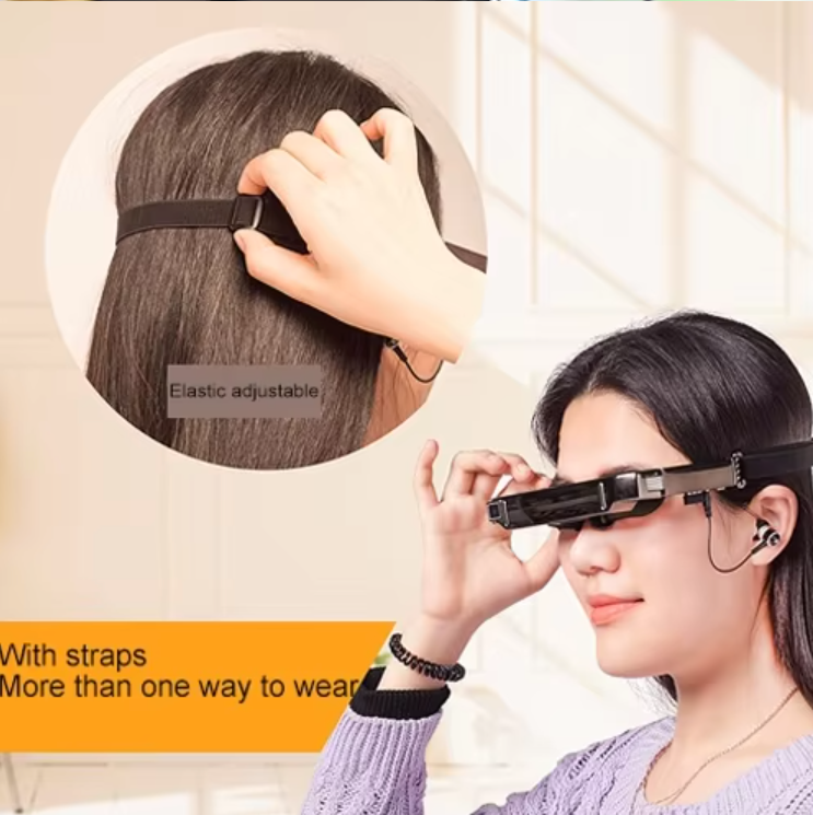 Explore New Dimensions with VISION-800: Android 4.4 Super Smart Retina 3D VR Glasses with 5.0MP Camera, WiFi, Bluetooth, and Video Recording