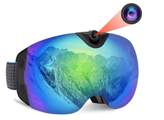 Experience Adventure Like Never Before: Fantastic 4K High-Quality Smart Ski Goggles with Built-in Camera for Ultimate Action Filming