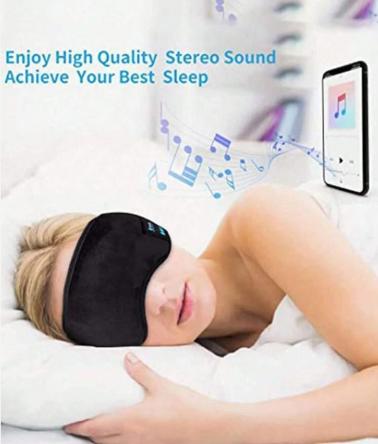 Bluetooth Sleep Mask Upgraded 3D Headphones Men Women Sleep Headphones Eye Mask