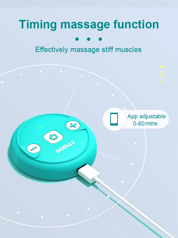 Break Free from Pain: Portable EMS TENS Therapy Pad for Soothing Period Relief