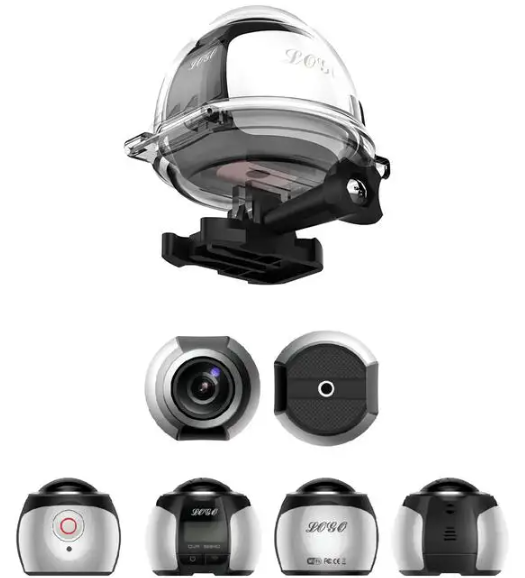 Capture Every Moment: The Ultimate 4K 360° Waterproof Action Camera for Thrill-Seekers—Dive Up to 30 Meters