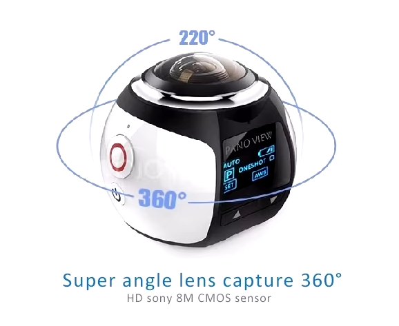 Capture Every Moment: The Ultimate 4K 360° Waterproof Action Camera for Thrill-Seekers—Dive Up to 30 Meters