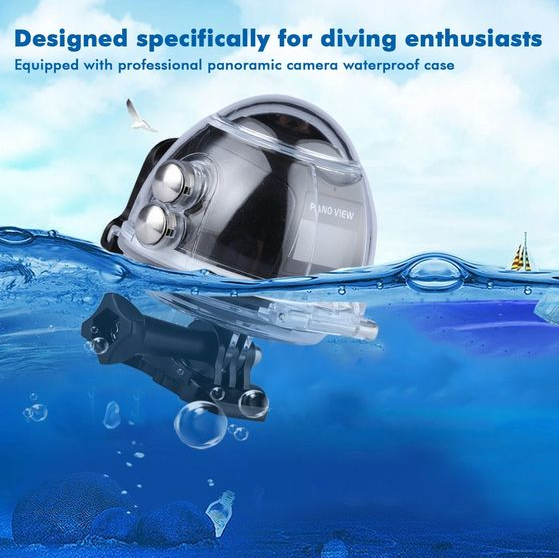 Capture Every Moment: The Ultimate 4K 360° Waterproof Action Camera for Thrill-Seekers—Dive Up to 30 Meters