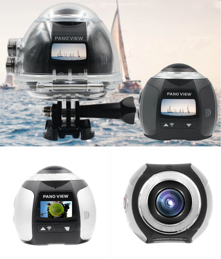 Capture Every Moment: The Ultimate 4K 360° Waterproof Action Camera for Thrill-Seekers—Dive Up to 30 Meters