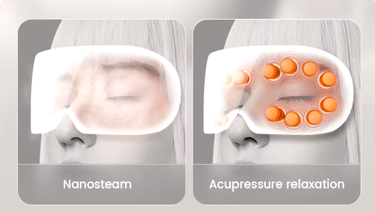 Revitalize Your Gaze: Smart 3D Steam Eye Massager for Ultimate Relaxation and Eye Rejuvenation