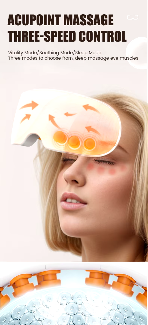 Revitalize Your Gaze: Smart 3D Steam Eye Massager for Ultimate Relaxation and Eye Rejuvenation