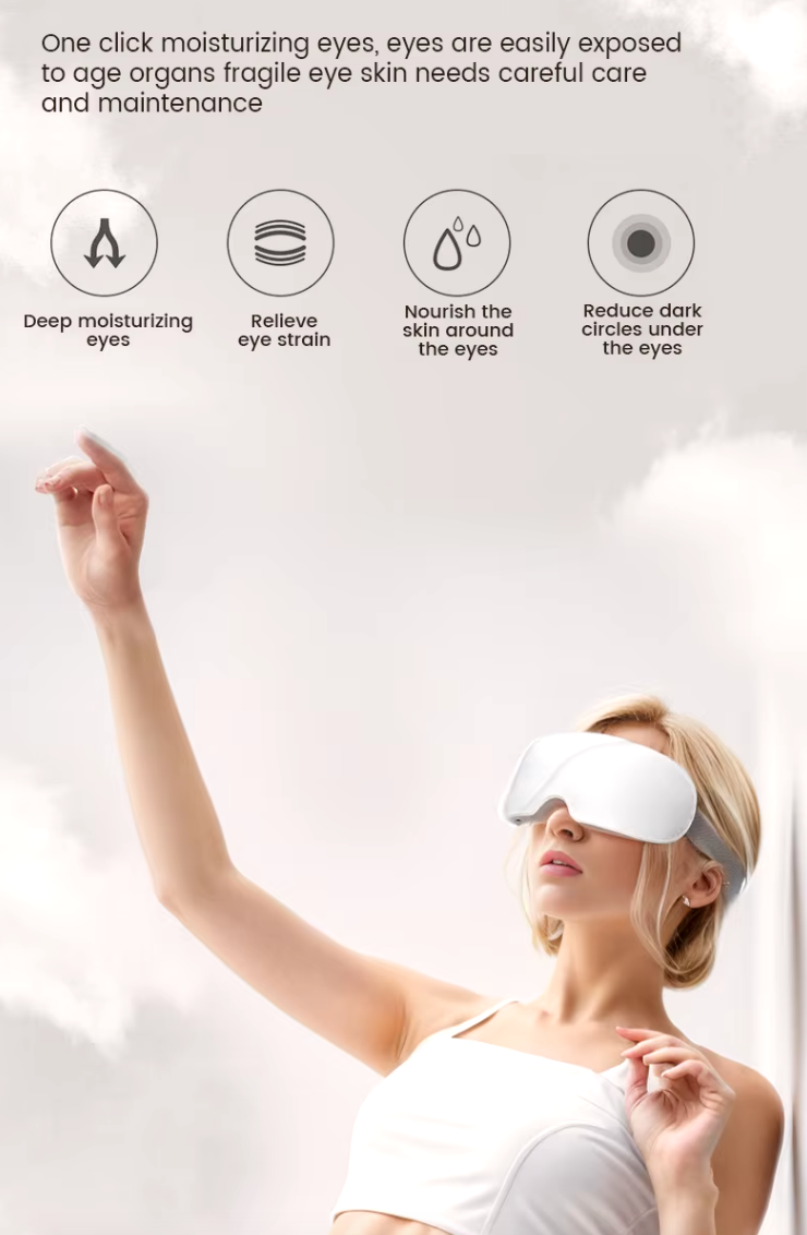 Revitalize Your Gaze: Smart 3D Steam Eye Massager for Ultimate Relaxation and Eye Rejuvenation