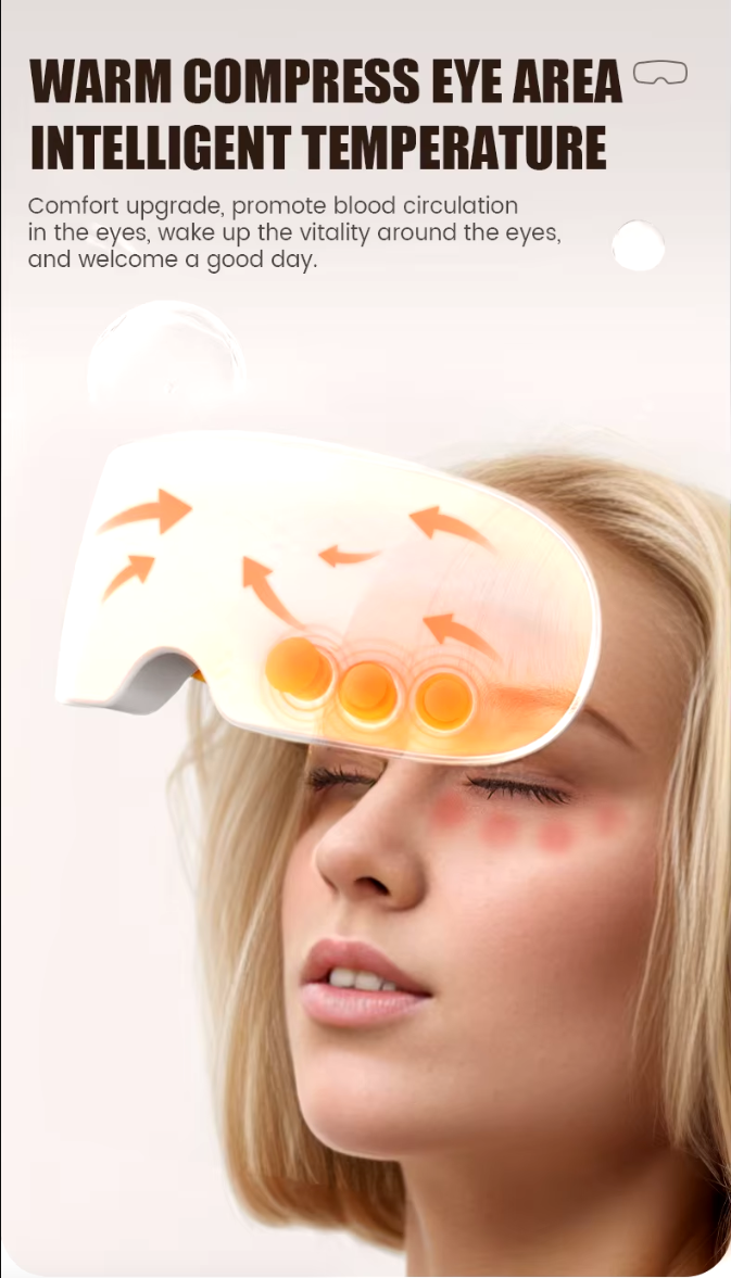 Revitalize Your Gaze: Smart 3D Steam Eye Massager for Ultimate Relaxation and Eye Rejuvenation