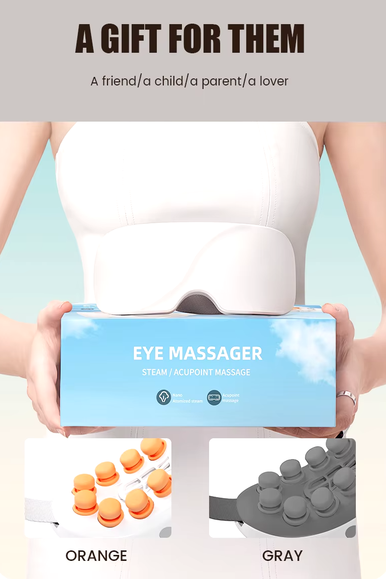 Revitalize Your Gaze: Smart 3D Steam Eye Massager for Ultimate Relaxation and Eye Rejuvenation