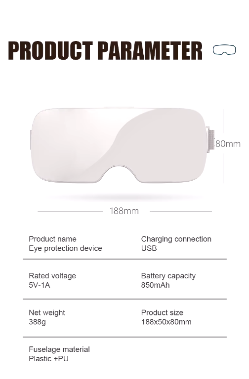 Revitalize Your Gaze: Smart 3D Steam Eye Massager for Ultimate Relaxation and Eye Rejuvenation