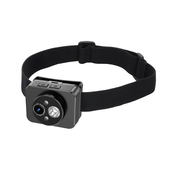 Adventure Awaits: Waterproof Headlamp Camera with Dual Light for Ultimate Outdoor Exploration