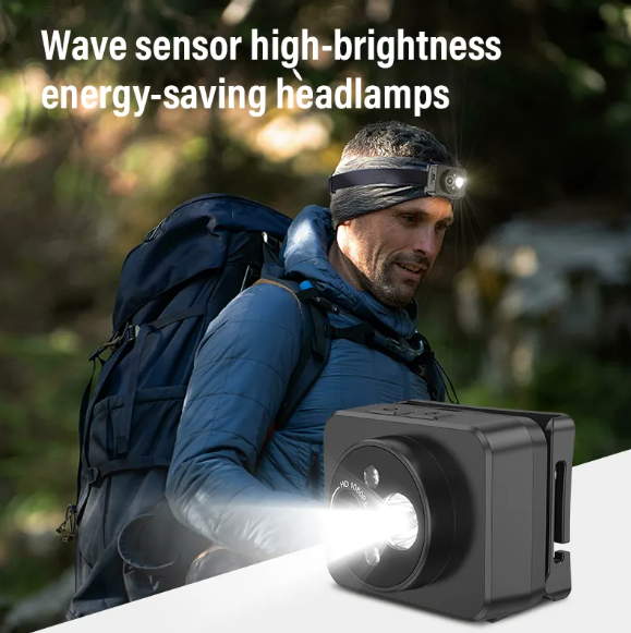 Adventure Awaits: Waterproof Headlamp Camera with Dual Light for Ultimate Outdoor Exploration